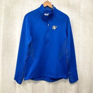 Under Armour Womens L GVSU 1/4 zip pullover UA Semifitted Cold Gear Grand Valley